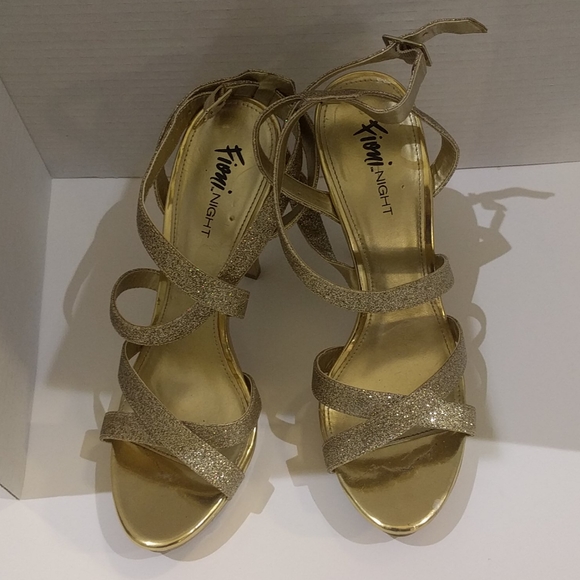 π Gold Sandals heels by Fioni πππ π π